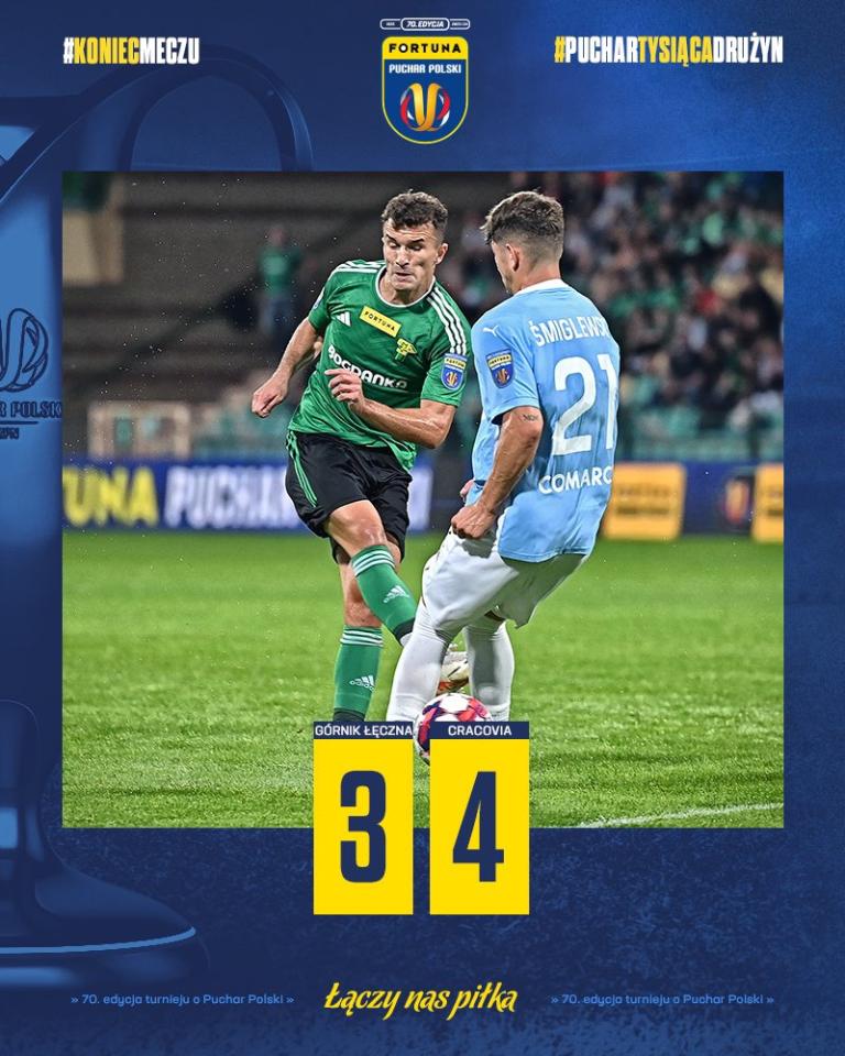 Górnik Łęczna - Cracovia 3:4 (27.09.2023)