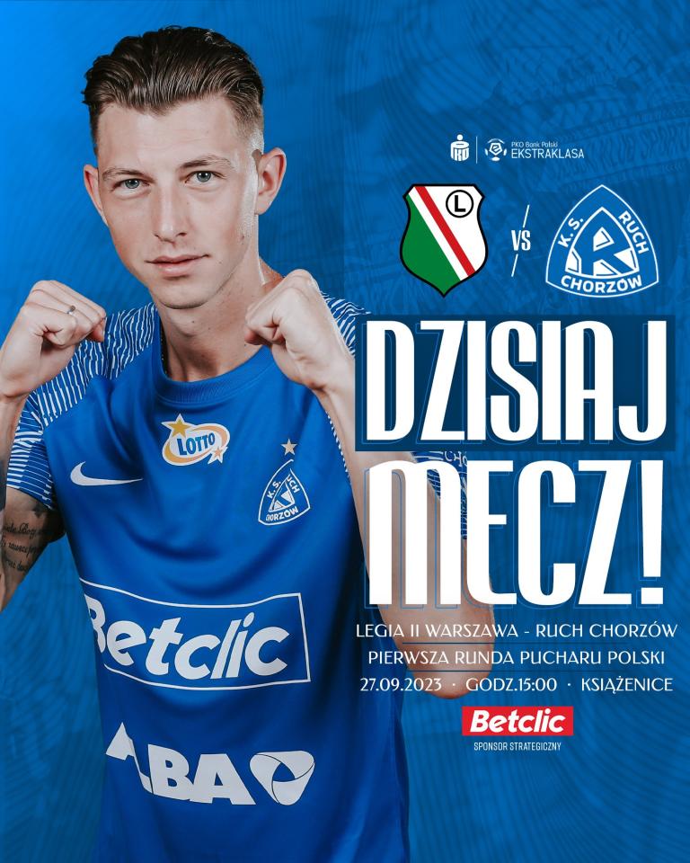 Legia II Warszawa - Ruch Chorzów 3:2 (27.09.2023)