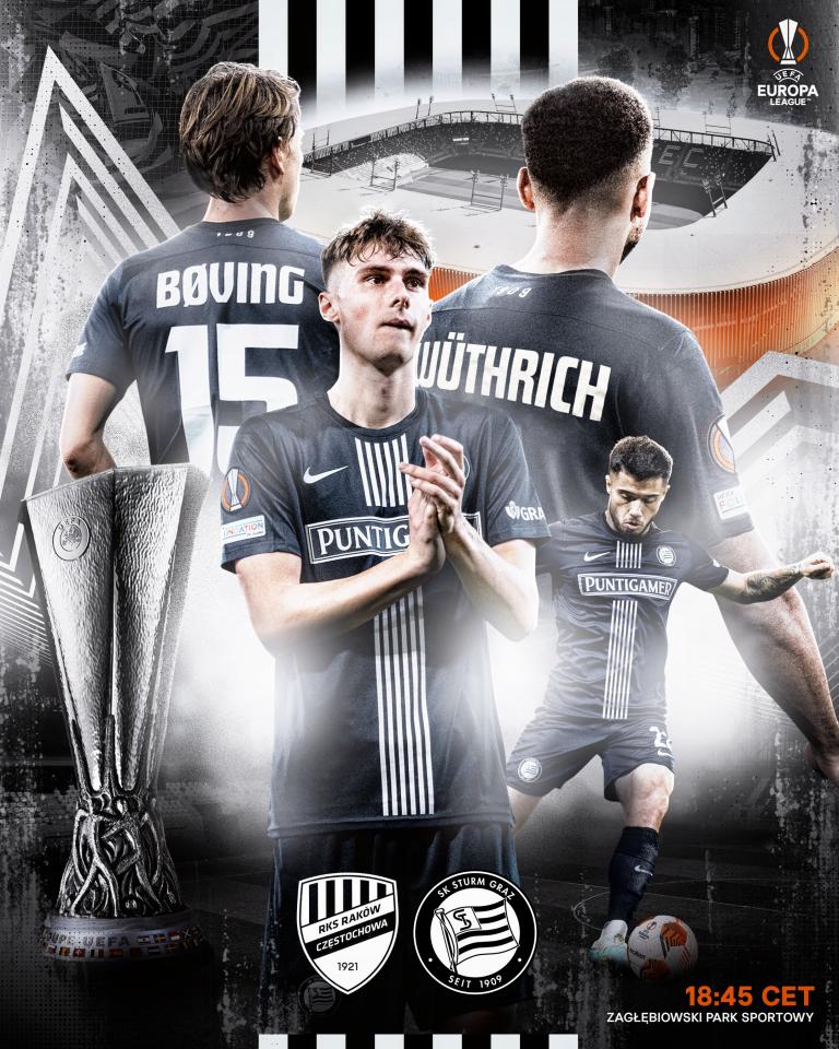 Raków Częstochowa - Sturm Graz 0:1 (05.10.2023)