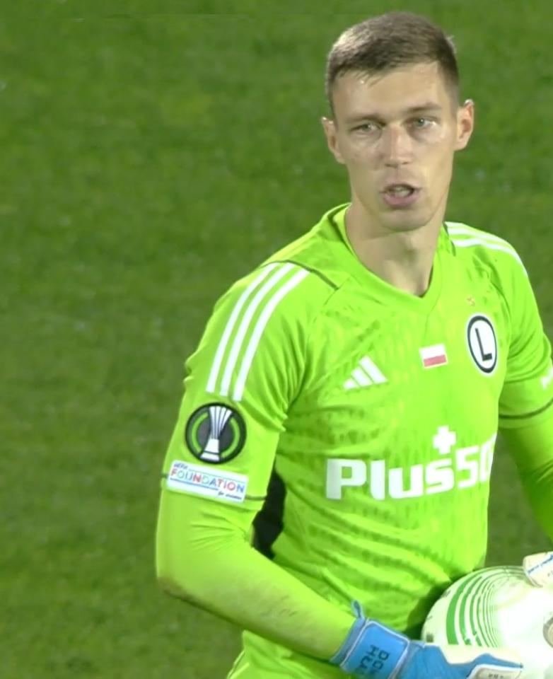 Dominik Hładun (Zrinjski Mostar - Legia Warszawa 1:2, 26.10.2023)