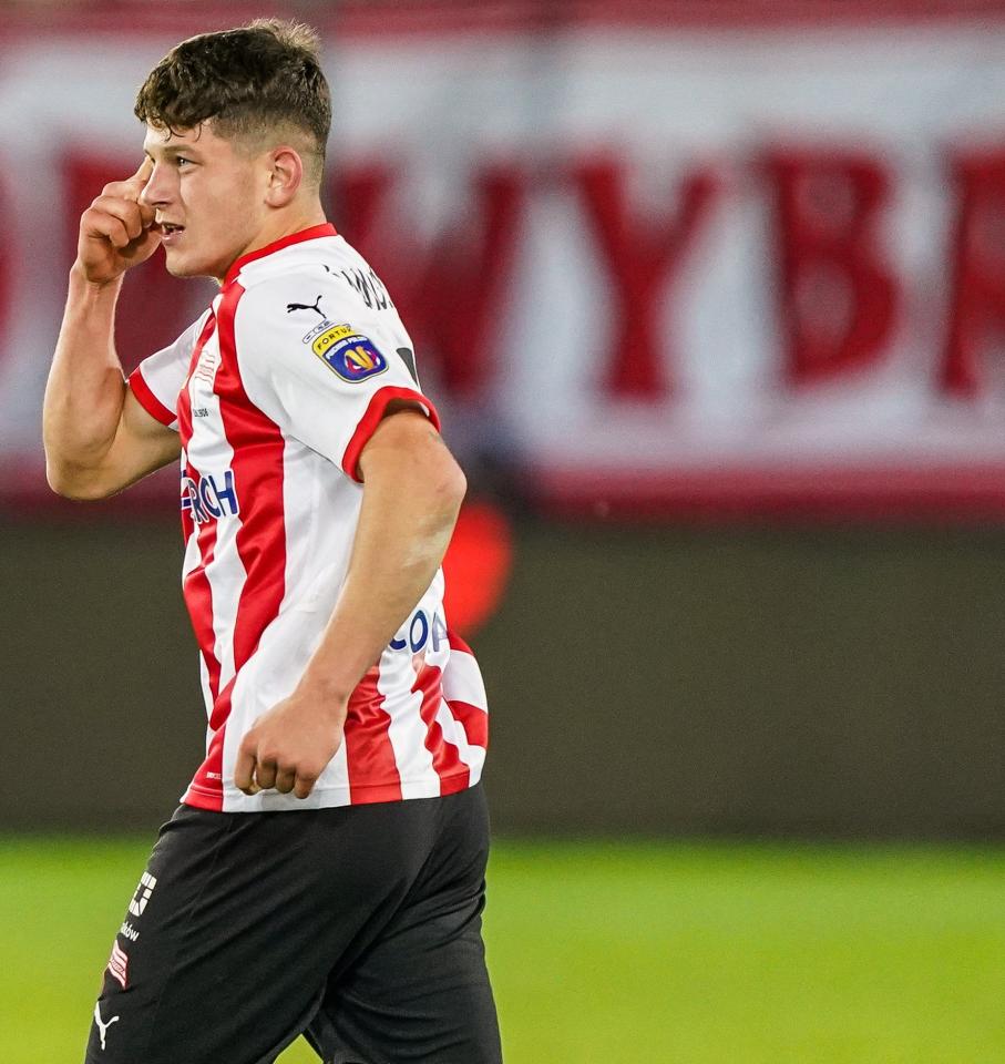 Cracovia - Zagłębie Lubin 1:0 (02.11.2023) Kacper Śmiglewski
