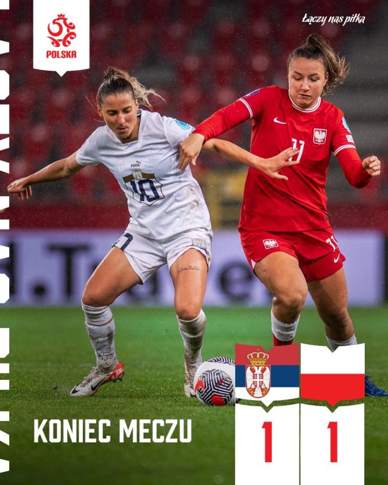 Serbia - Polska 1:1, 31.10.2023