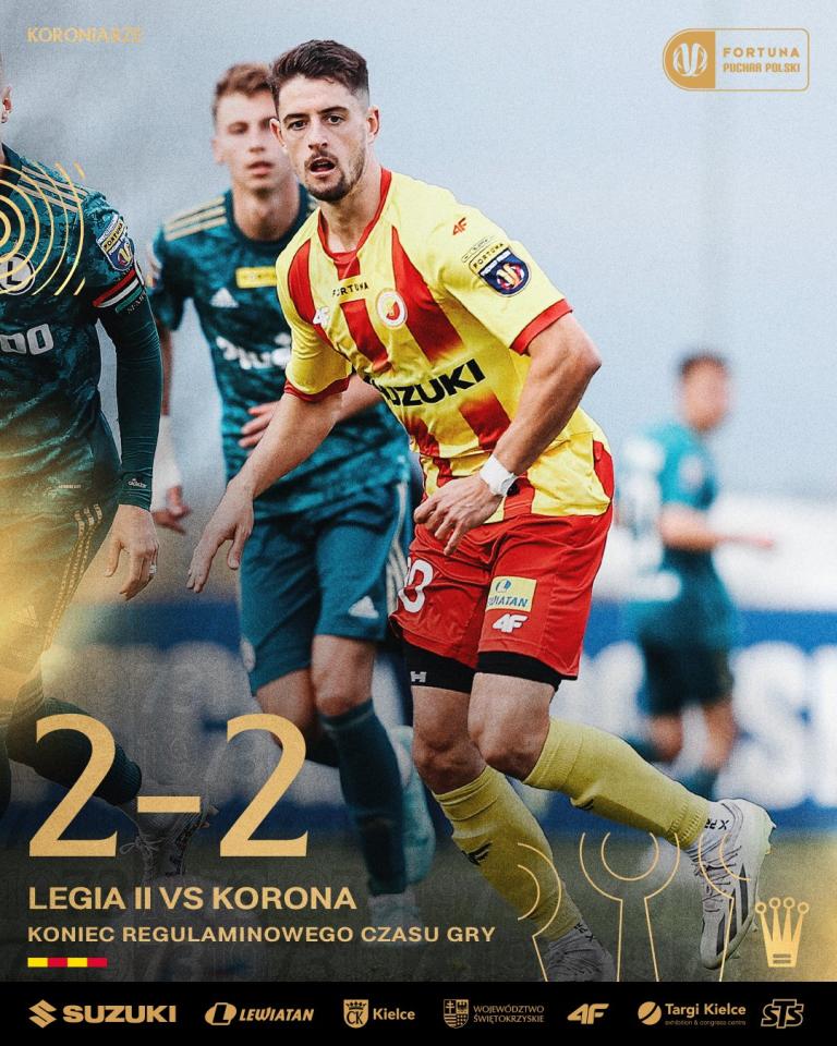 Legia II Warszawa - Korona Kielce 2:4 (pd.) (31.10.2023)
