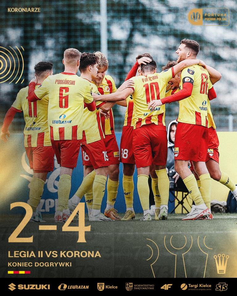 Legia II Warszawa - Korona Kielce 2:4 (pd.) (31.10.2023)