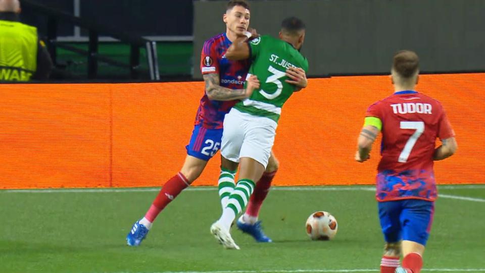 Sporting Lizbona - Raków Częstochowa 2:1, 09.11.2023 