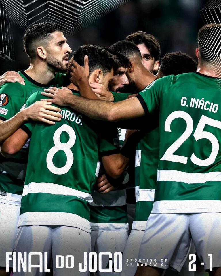 Sporting Lizbona - Raków Częstochowa 2:1, 09.11.2023