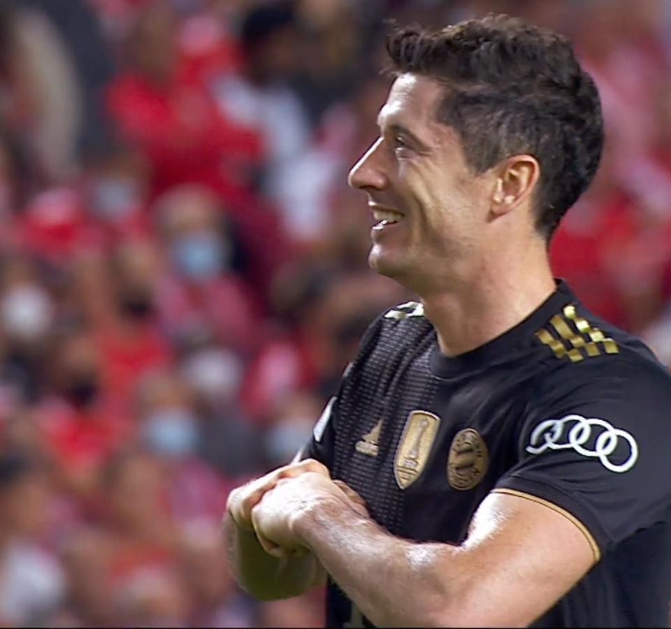 Robert Lewandowski (Benfica Lizbona - Bayern Monachium 0:4, 20.10.2021)