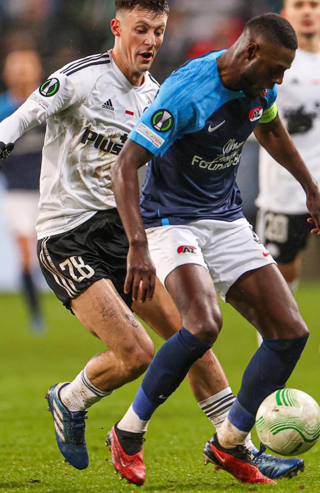 Bruno Martins Indi (Legia Warszawa - AZ Alkmaar 2:0, 14.12.2023)