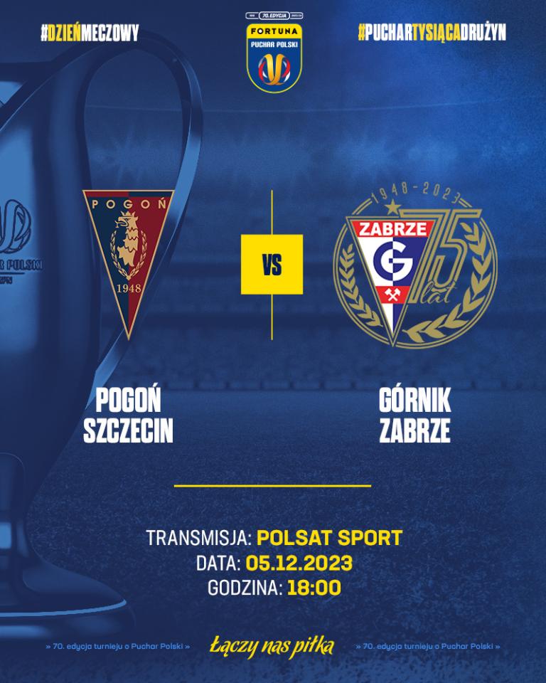 Pogoń Szczecin - Górnik Zabrze 2:1 pd. (05.12.2023)