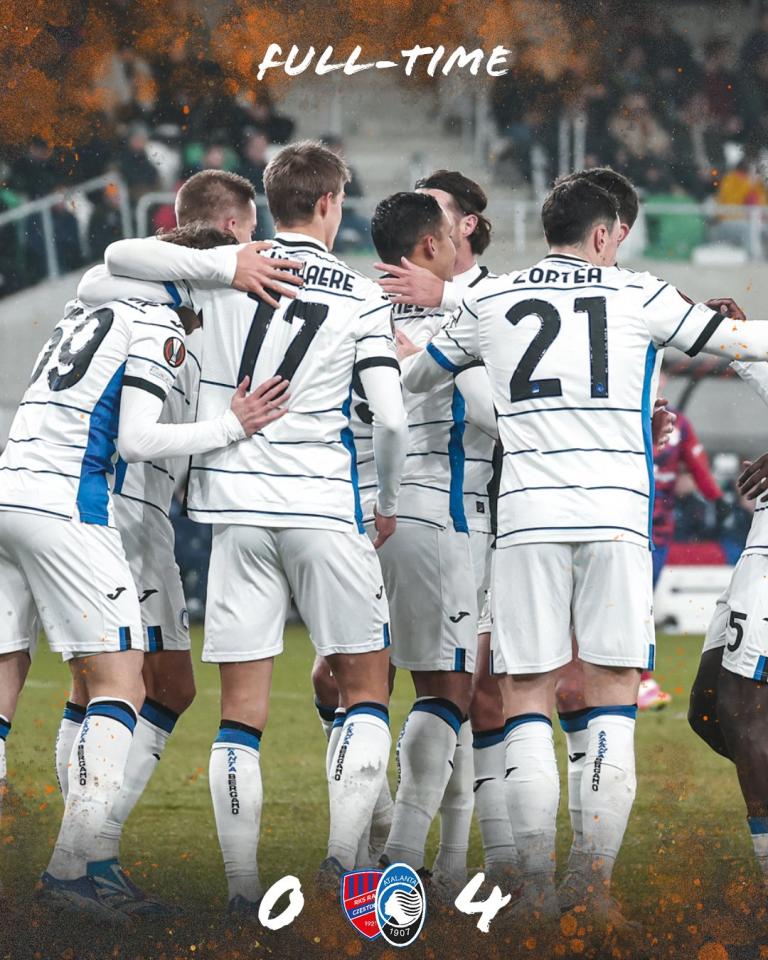 Raków Częstochowa - Atalanta Bergamo 0:4 (14.12.2023)