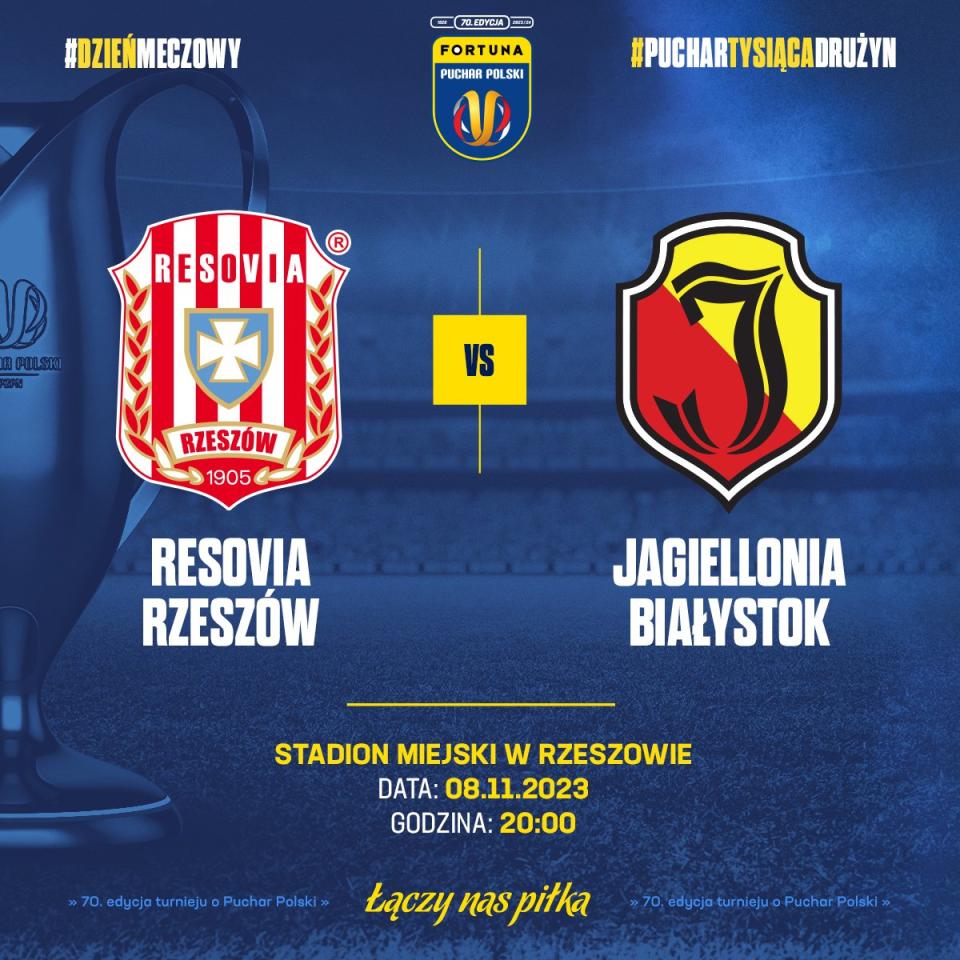 Resovia Rzeszów - Jagiellonia Białystok 1:3 (08.11.2023)