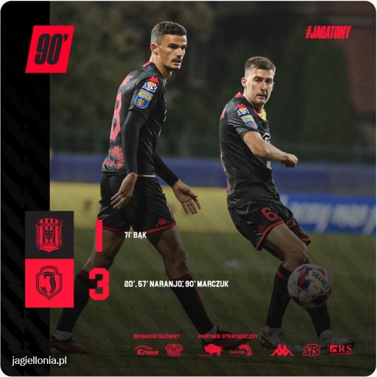 Resovia Rzeszów - Jagiellonia Białystok 1:3 (08.11.2023)