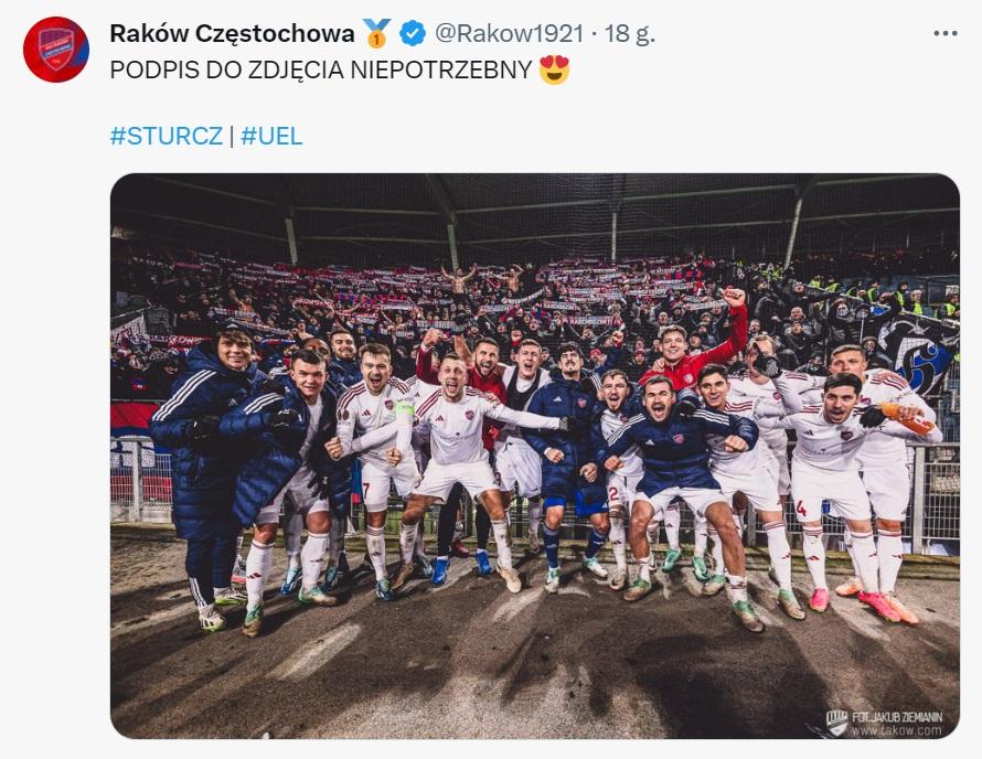Sturm Graz - Raków Częstochowa 0:1 (30.11.2023)