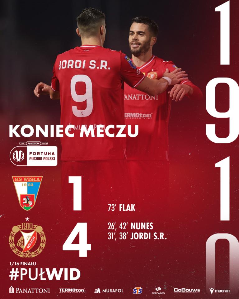 Wisła Puławy - Widzew Łódź 1:4 (08.11.2023)