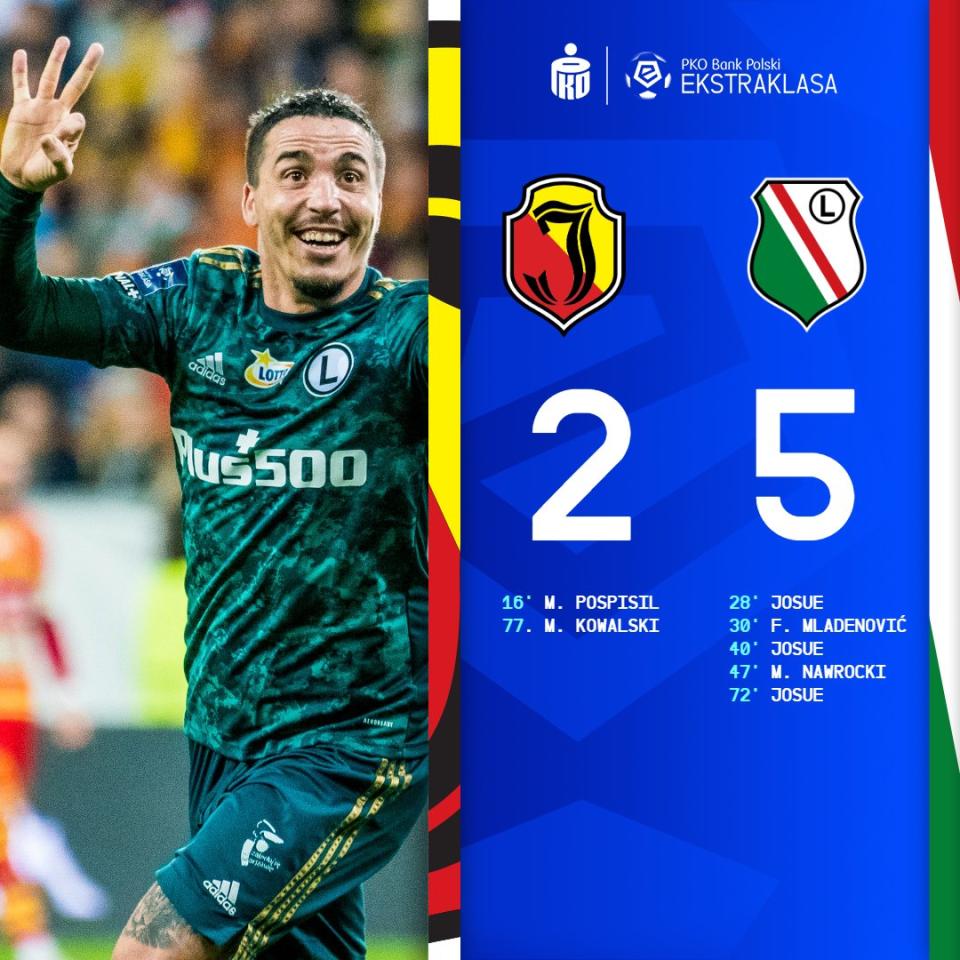 Jagiellonia Białystok - Legia Warszawa 2:5, 29.10.2022