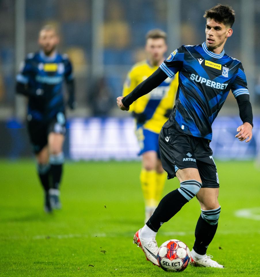 Arka Gdynia - Lech Poznań 0:1 (07.12.2023) Filip Marchwiński