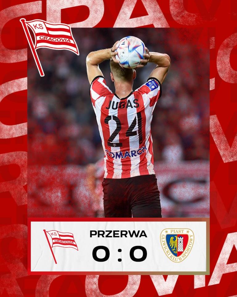 Cracovia - Piast Gliwice 0:1 (13.08.2022)