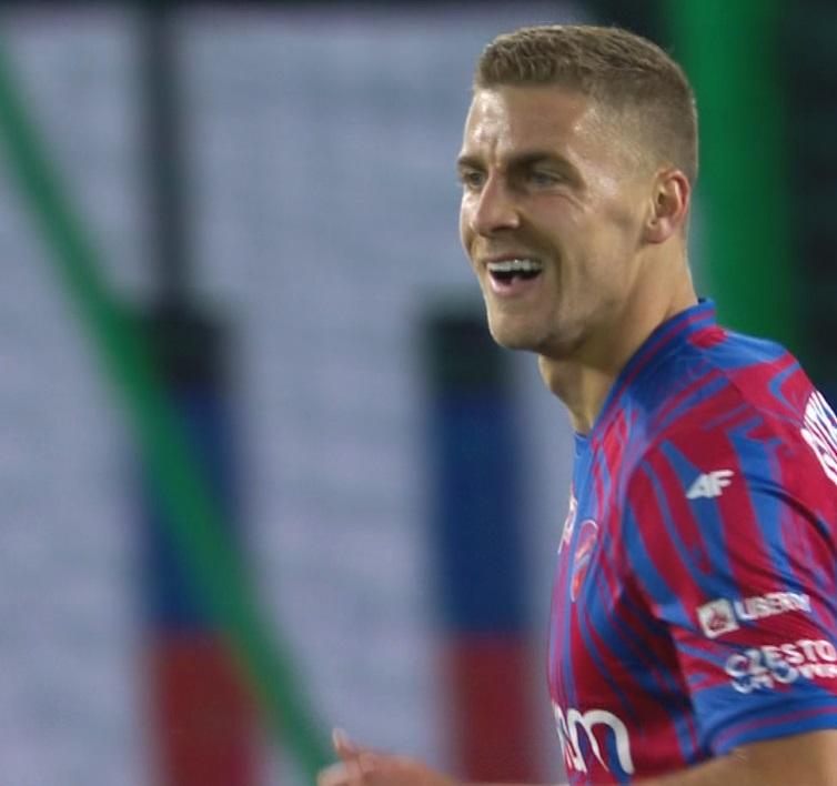 Górnik Zabrze - Raków Częstochowa 1:0 (07.08.2022) Vladislavs Gutkovskis