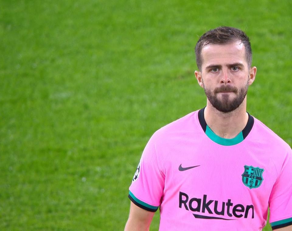 Miralem Pjanić (Juventus Turyn - FC Barcelona 0:2, 28.10.2020)