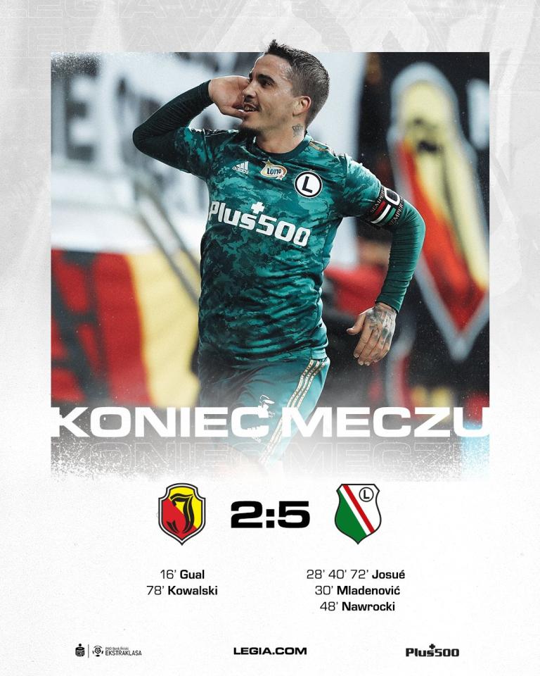 Jagiellonia Białystok - Legia Warszawa 2:5, 29.10.2022