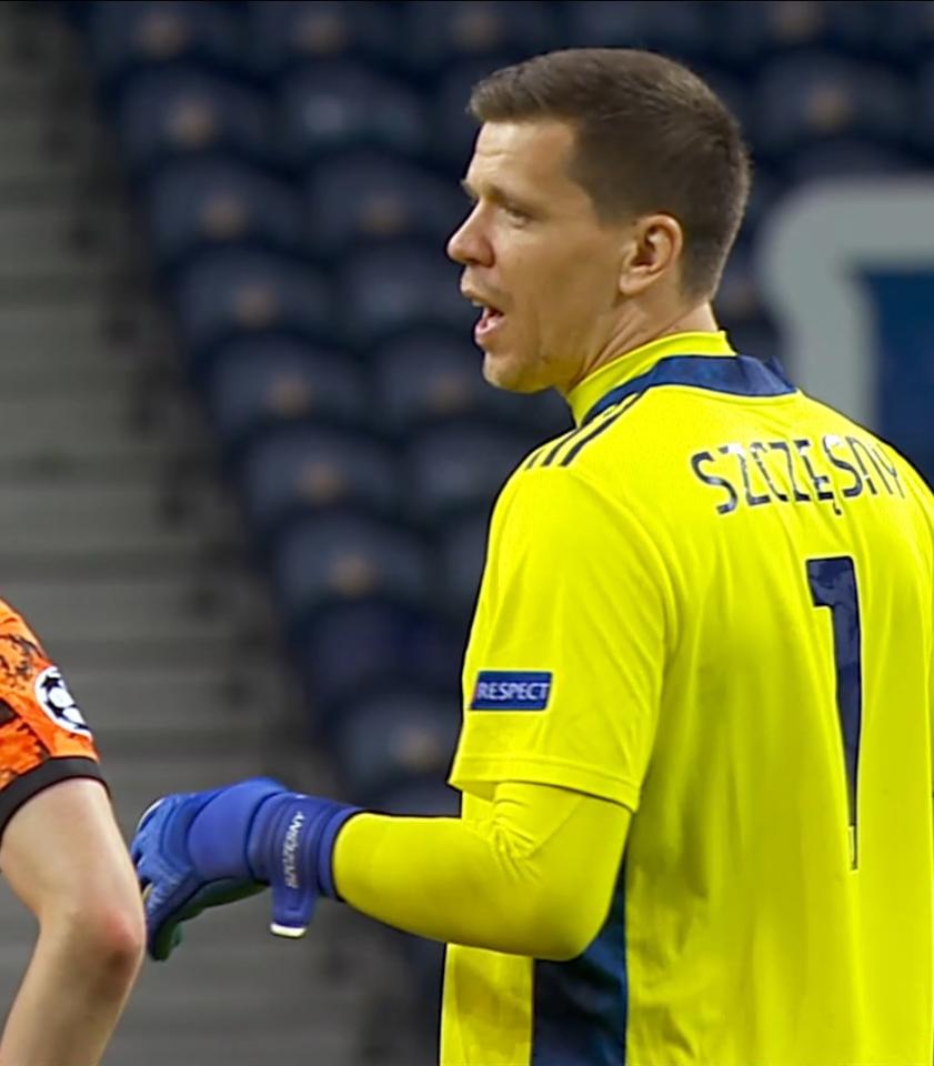 Wojciech Szczęsny (FC Porto - Juventus Turyn 2:1, 17.02.2021)