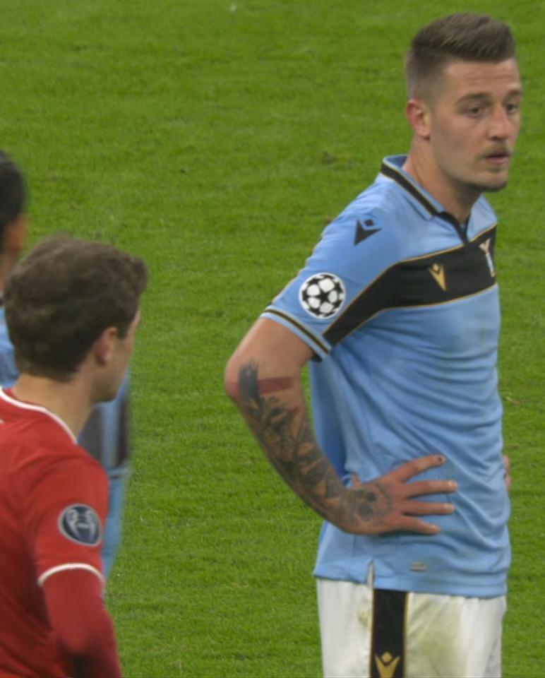 Sergej Milinković-Savić (Bayern Monachium - Lazio Rzym 2:1, 17.03.2021)
