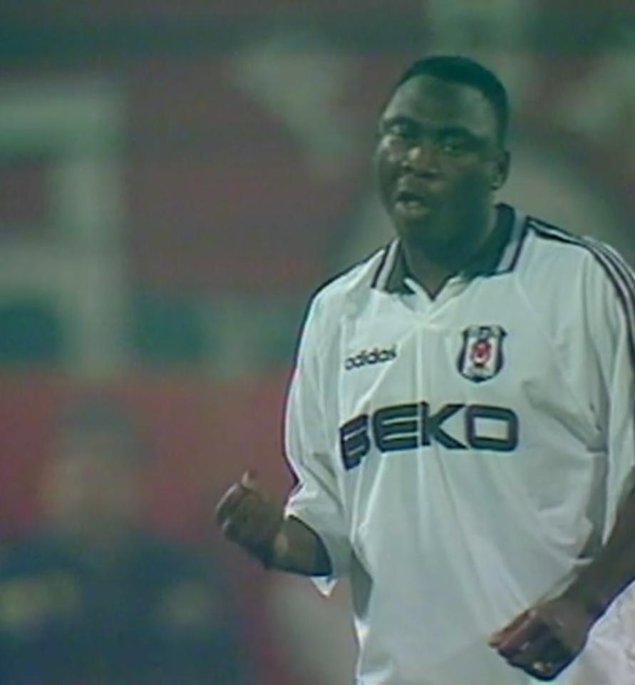 Daniel Amokachi (Legia Warszawa - Beşiktaş Stambuł 1:1, 15.10.1996)