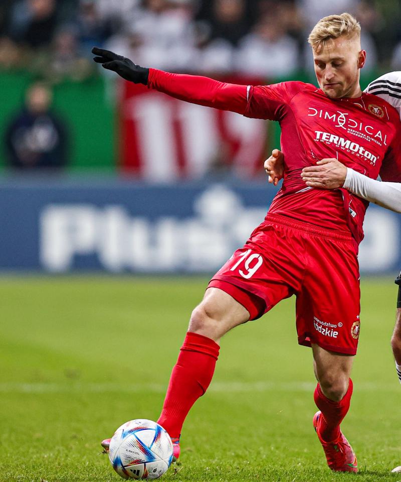Legia Warszawa - Widzew Łódź 2:2 (24.02.2023) Bartłomiej Pawłowski