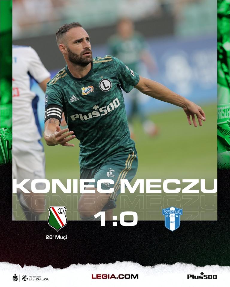 Legia Warszawa - Wisła Płock 1:0 (24.07.2021)