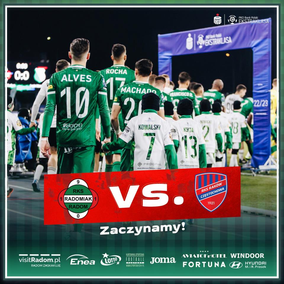 Radomiak Radom - Raków Częstochowa 0:0 (10.04.2023)