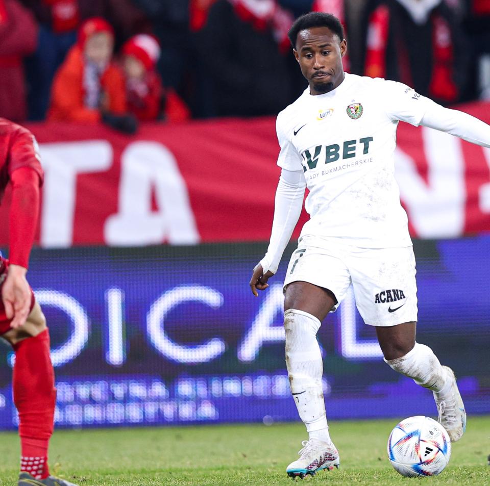 Widzew Łódź - Śląsk Wrocław 1:0 (17.02.2023) John Yeboah
