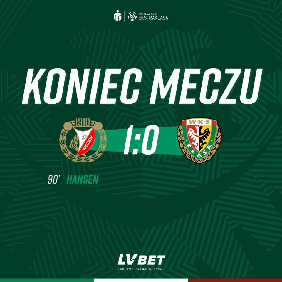 Widzew Łódź - Śląsk Wrocław 1:0 (17.02.2023)
