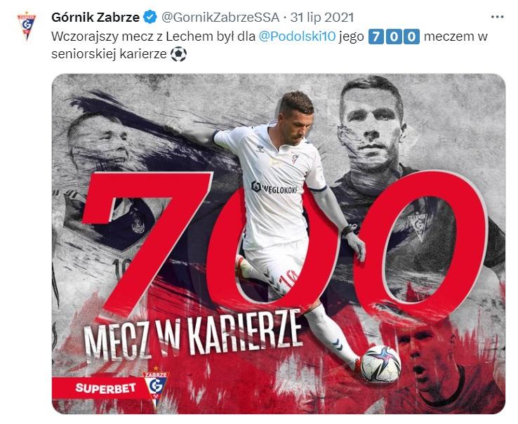 Górnik Zabrze - Lech Poznań 1:3 (30.07.2021)