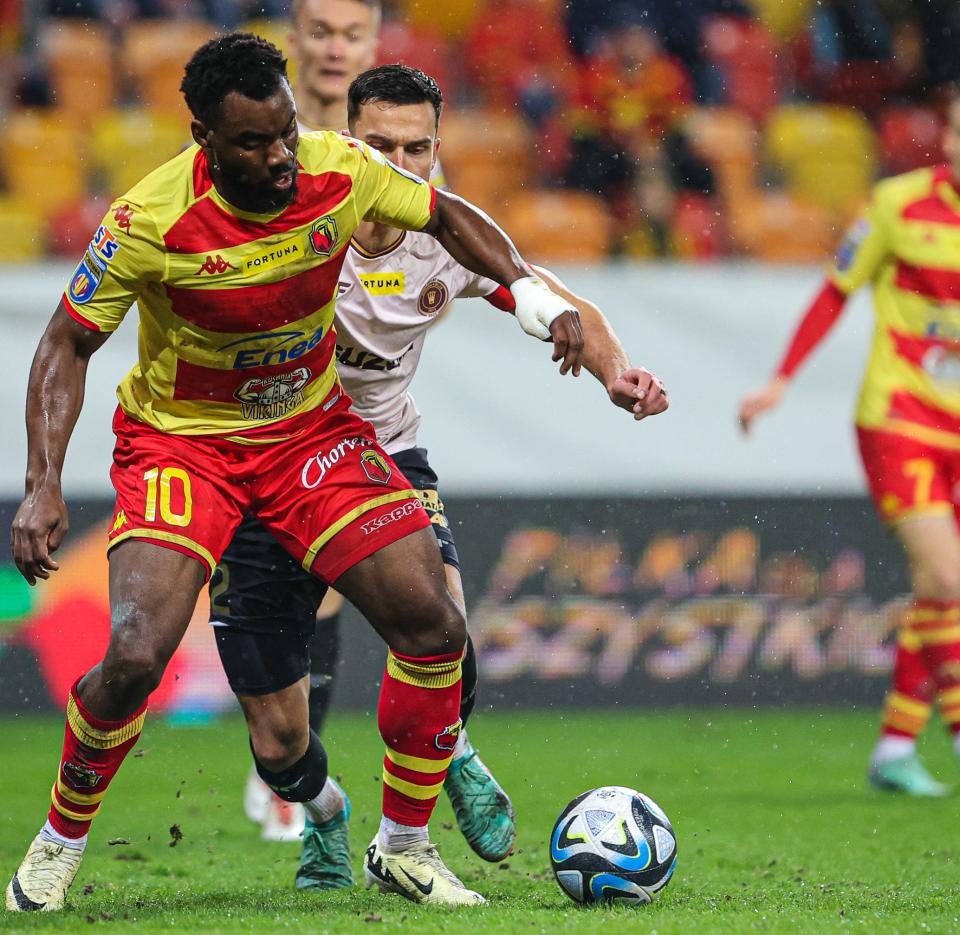 Jagiellonia Białystok - Korona Kielce 2:1 pd. (28.02.2024) Afimico Pululu