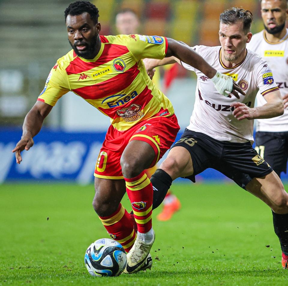 Jagiellonia Białystok - Korona Kielce 2:1 pd. (28.02.2024) Afimico Pululu
