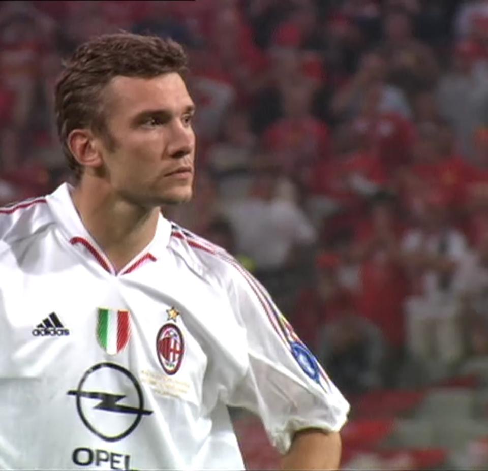 Andrij Szewczenko (AC Milan - Liverpool FC 3:3, k. 2:3, 25.05.2005)