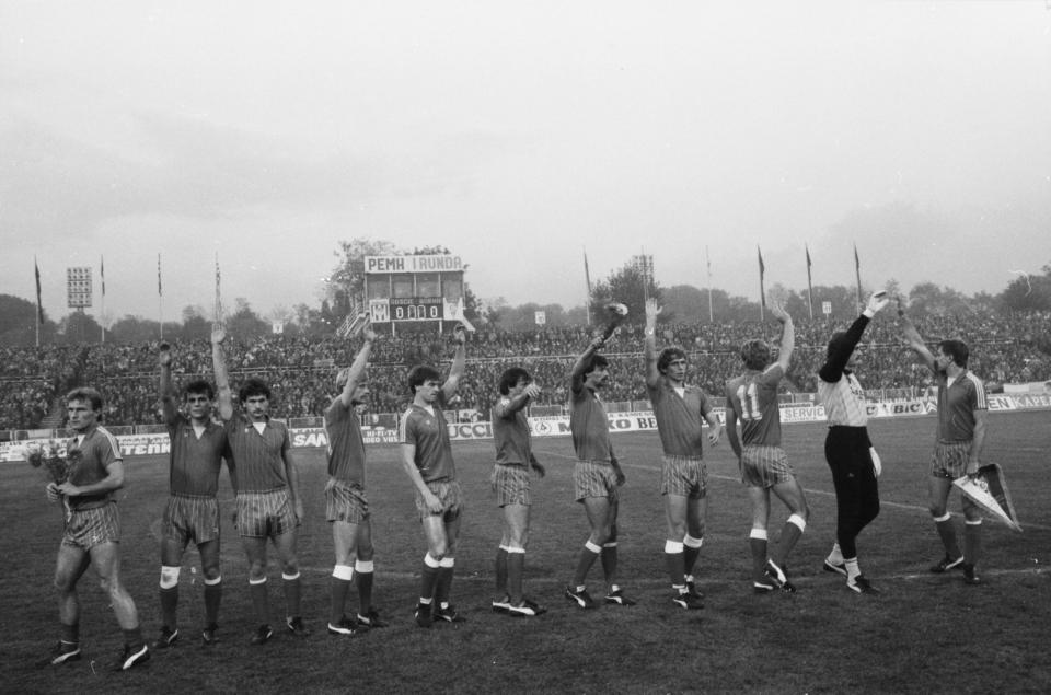 Górnik Zabrze - Olympiakos Pireus 2:1 (30.09.1987)