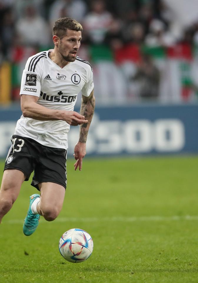 Paweł Wszołek (Legia Warszawa - Lech Poznań 2:2, 16.04.2023)