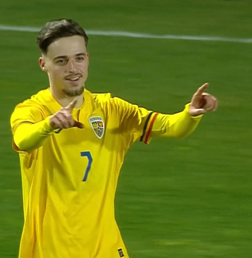 Ștefan Bodișteanu (Rumunia - Polska 1:1 U20, 26.03.2024)