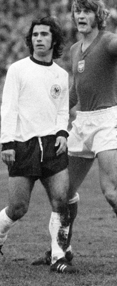 RFN - Polska 1:0 (03.07.1974), porównanie piłkarzy Gerd Müller