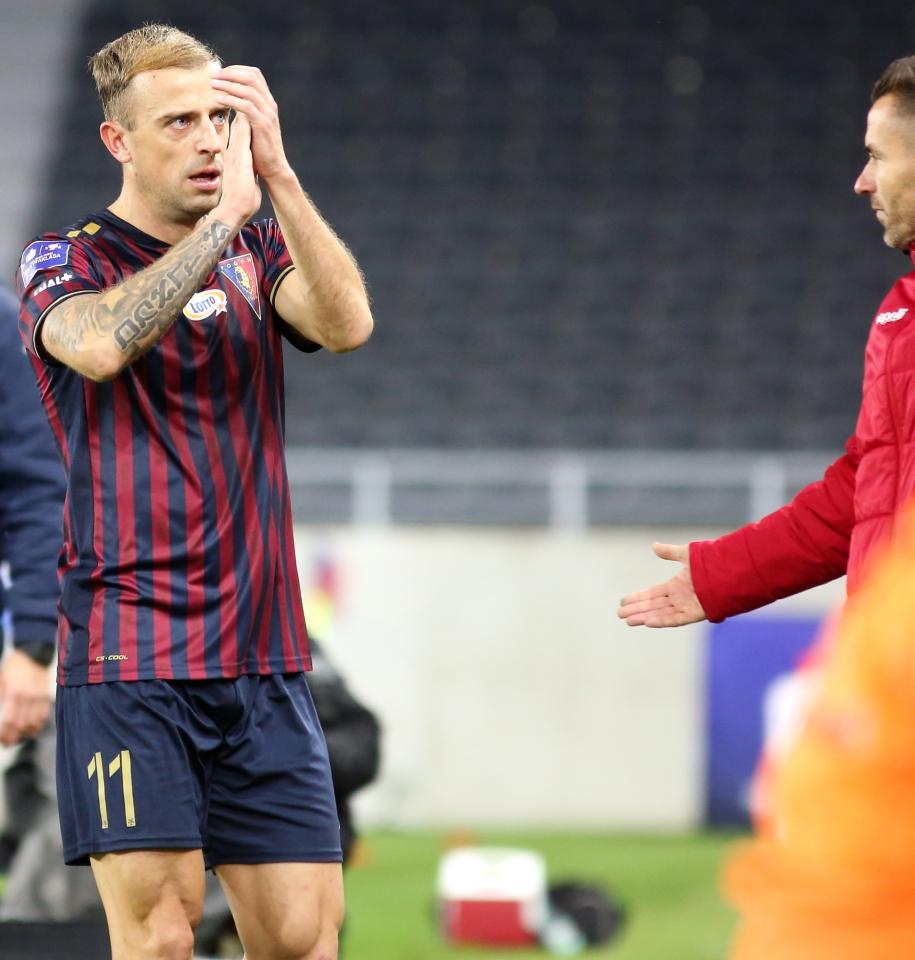 Pogoń Szczecin - Jagiellonia Białystok 4:1 (23.10.2021) Kamil Grosicki
