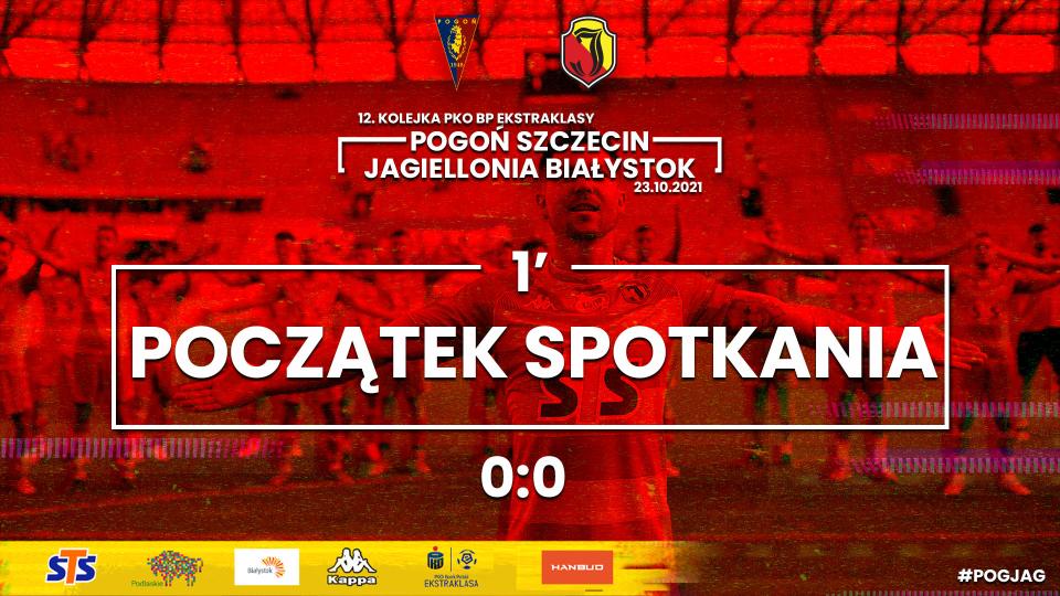 Pogoń Szczecin - Jagiellonia Białystok 4:1 (23.10.2021)