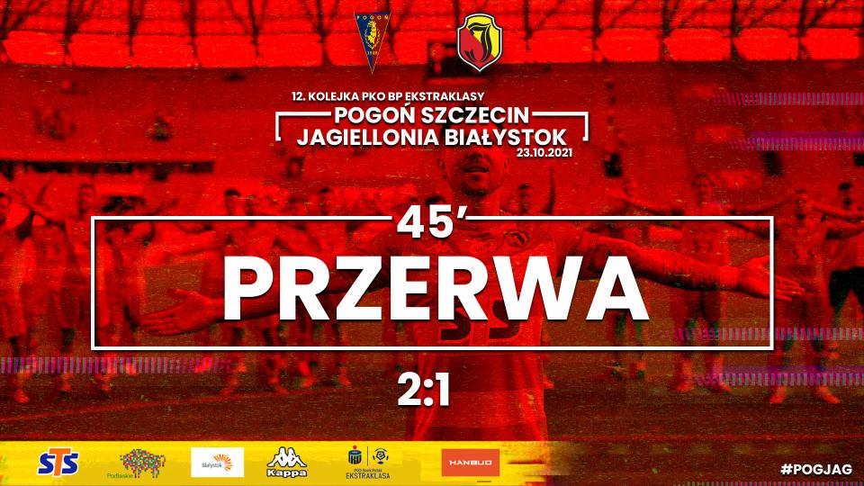 Pogoń Szczecin - Jagiellonia Białystok 4:1 (23.10.2021)