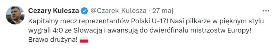 Polska - Słowacja 4:0 (27.05.2024)