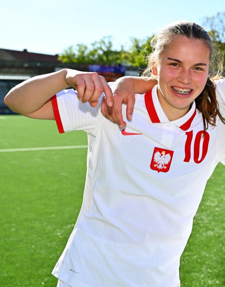 Maja Zielińska (Portugalia - Polska 1:1 U17 kobiet, 12.05.2024)