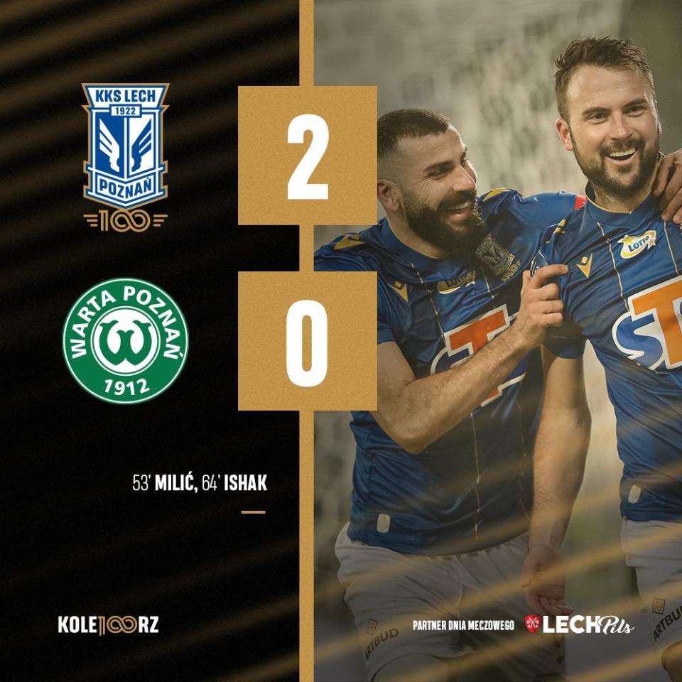 Lech Poznań - Warta Poznań 2:0 (28.11.2021)