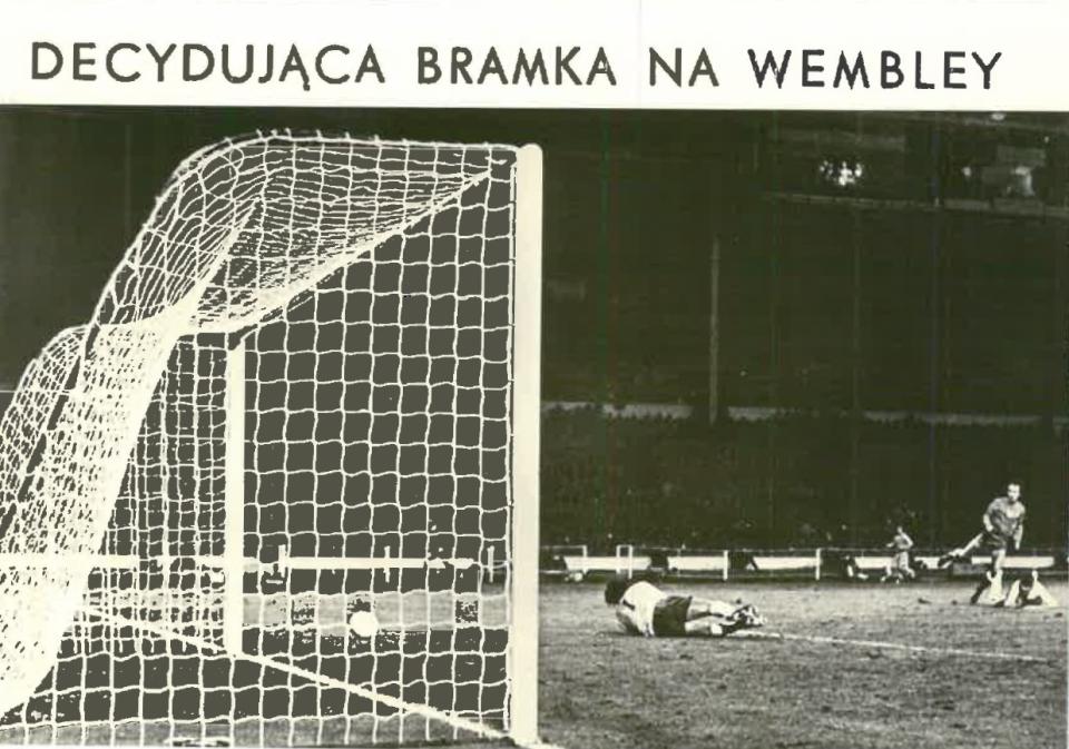 Pocztówka z meczu Anglia - Polska 1:1 (17.10.1973)