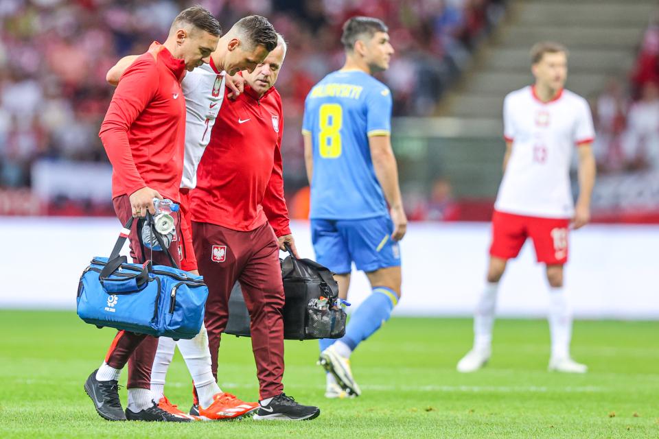 Polska - Ukraina 3:1, 07.06.2024 Arkadiusz Milik kontuzja