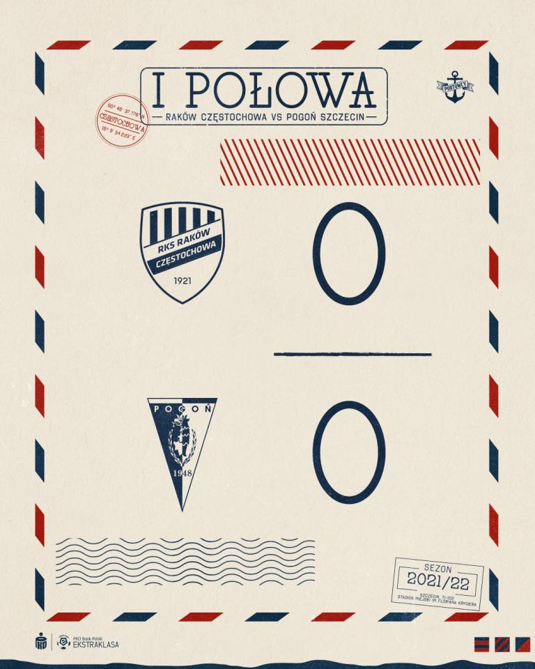Raków Częstochowa - Pogoń Szczecin 0:0 (07.11.2021)