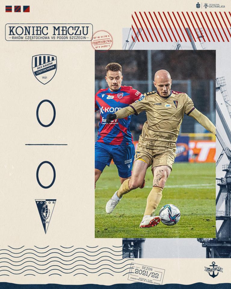 Raków Częstochowa - Pogoń Szczecin 0:0 (07.11.2021)